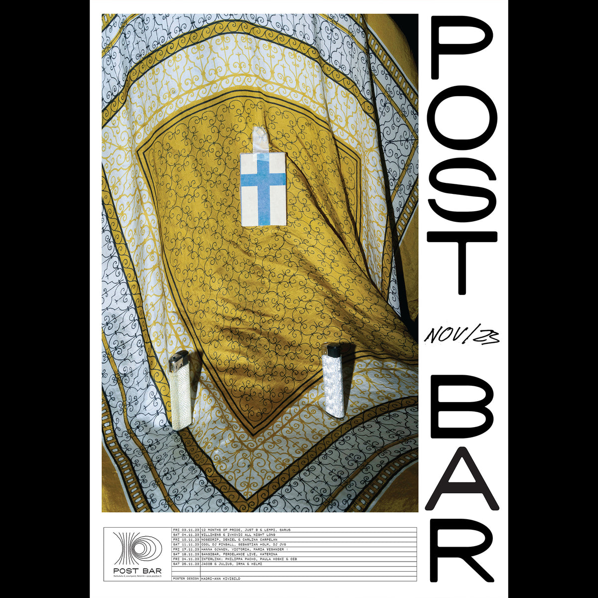 Post Bar Poster November 2023