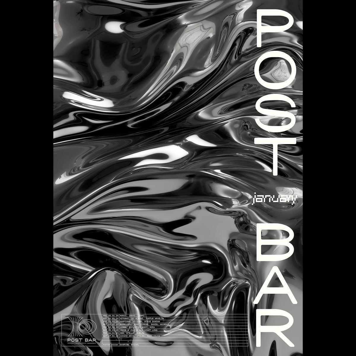 Post Bar Poster January 2024