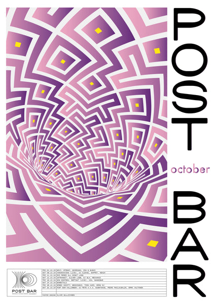 Post Bar Poster - October 2024