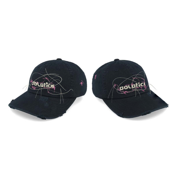 SOLSTICE DESTROYED CAP PINK