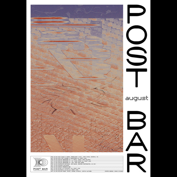 Post Bar Poster - August 2024