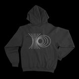 POST BAR LOGO HOODIE BLACK