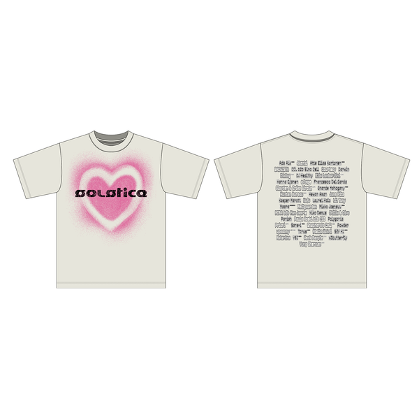 SOLSTICE SPRAY T-SHIRT NATURAL WHITE