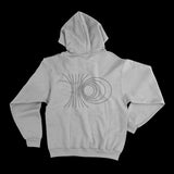 POST BAR LOGO HOODIE GREY