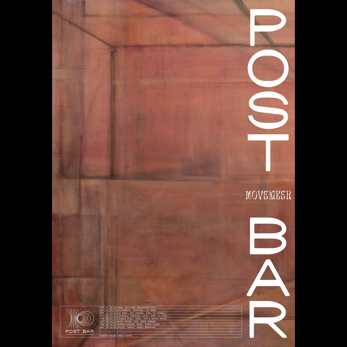 Post Bar Poster November 2022